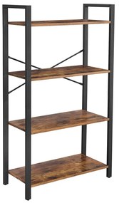 Μεταλλική Ραφιέρα με 4 Ξύλινα Ράφια 66 x 30 x 120 cm VASAGLE LLS60BX  LLS60BX