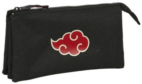 Τριπλή Κασετίνα Naruto Μαύρο 22 x 12 x 3 cm