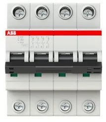 Αυτόματη Ασφάλεια S204-C80 Γκρι 80A Καμπύλη C 6kA S200 79510 ABB 79510
