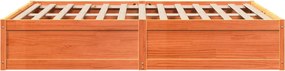 vidaXL Σκελετός Κρεβ. Χωρίς Στρώμα Καφέ Κεριού 160x200 εκ Μασίφ Πεύκο