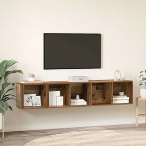 vidaXL 2 pcs Παλιό ξύλο 37 x 37 x 142.5 εκ Επεξεργασμένο ξύλο