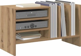 vidaXL Ντουλάπι δίσκων βινυλίου με ράφι Artisan Oak 78,5 x 35 x 45 εκ