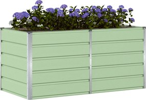 vidaXL Γλάστρα Πράσινο 160 x 80 x 75 cm Ατσάλι