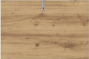 vidaXL Τραπεζάκι Πλευράς Artisan Δρυς 60 x 40 x 65 εκ.