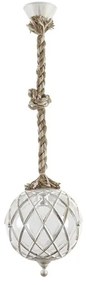 Κρεμαστό Οροφής HELIOS MIX LP-530K MIX-ROPE  Λευκό-Μπρονζέ 31-1109 Heronia-31-1109-Λευκό 31-1109