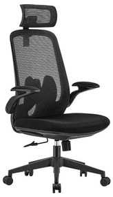 Office Chair FL286 Fylliana Black 62x63x123 cm