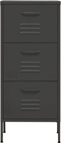 vidaXL Ντουλάπι Αποθήκευσης Ανθρακί 42,5x35x101,5 εκ. από Ατσάλι