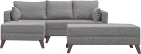 Corner Sofa-Bed Bella Corner Sofa Left 2 Grey