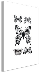 Πίνακας - Five Butterflies (1 Part) Vertical - 40x60