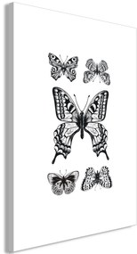 Πίνακας - Five Butterflies (1 Part) Vertical - 80x120