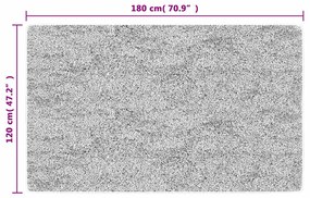 vidaXL Χαλί Πλενόμενο Αντιολισθητικό Πολύχρωμο 120 x 180 εκ.