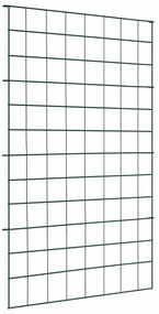 vidaXL Σετ φράχτη για λιμνούλες 8 pcs Πράσινο 50 x 80 cm Ατσάλι