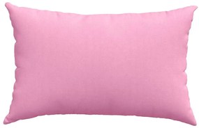 vidaXL Μαξιλάρι Καναπέ 2 pcs Ροζ 60 x 40 cm ύφασμα