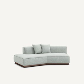 Γωνία καναπέ αριστερή από μελανζέ ύφασμα, JACOPO