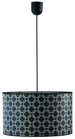 Arkolight Μοντέρνο Φωτιστικό Κρεμαστό Φ40xY110cm Γκρι-Μαύρο Ρ420-14/40