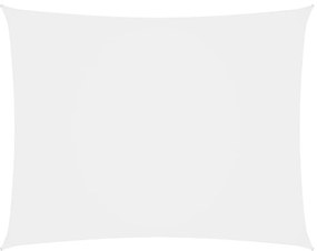 Πανί Σκίασης Ορθογώνιο Λευκό 6 x 7 μ. από Ύφασμα Oxford