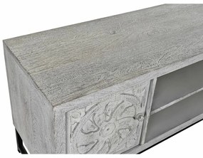 Τηλεόραση DKD Home Decor Μέταλλο Ξύλο από Μάνγκο (130 x 40 x 55 cm)