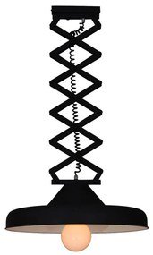 Φωτιστικό Οροφής Κρεμαστό Ilektor 77-2986 38x125cm E27 60W Black - Copper Homelighting Metal