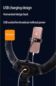 Qiaoyang LED Ring Light με Βάση QA-RG35 – Soft Ring Light