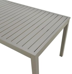 Τραπέζι κήπου Kliton Αλουμίνιο Σαμπανιζέ 150x80x74εκ. 150x80x74 εκ.