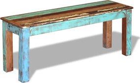 vidaXL Πάγκος 110 x 35 x 45 εκ. από Μασίφ Ανακυκλωμένο Ξύλο