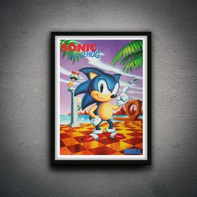 Πόστερ &amp; Κάδρο Sonic Retro GM193 30x40cm Εκτύπωση Πόστερ (χωρίς κάδρο)
