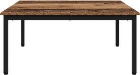 vidaXL Τραπεζάκι σαλονιού Παλιό ξύλο 100 x 100 x 45 cm