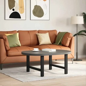 vidaXL Πόδια Σαλονιού 2 τεμ. Μαύρα 70x(42-43) εκ. Ατσάλι