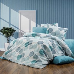 Παπλωματοθήκη Κοραλία 467 Petrol DimCol Single 160x240cm Cotton-Polyester