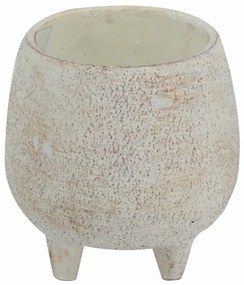 Artekko Cement Βάζο Κασπώ Τσιμεντένιο Λευκό (15.5x15.5x16)cm Artekko 460297