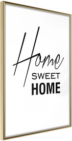 Αφίσα - Home I - 30x45 - Χρυσό - Χωρίς πασπαρτού