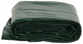 vidaXL Μουσαμάς Πράσινος 5 x 7 μ. 650 γρ./μ²