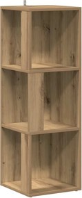 vidaXL Corner Cabinet 33 x 33 x 100 cm Engineered wood Artisan Δρυς