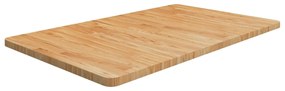vidaXL Πάγκος Μπάνιου Ανοιχτό Καφέ 100x60x2,5 εκ. Επεξ. Μασίφ Ξύλο