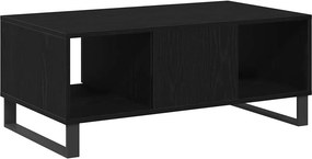 vidaXL Τραπεζάκι σαλονιού Μαύρη Οξυά 90 x 50 x 36.5 εκ