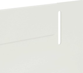 vidaXL Περίγραμμα γκαζόν 10 τμχ. 102 x 4 x 4 εκ. Steel Λευκό