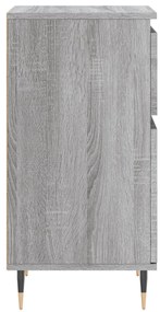 vidaXL Συρταριέρα Γκρι Sonoma 40 x 35 x 70 εκ. από Επεξεργασμένο Ξύλο