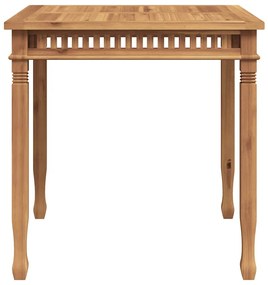 vidaXL Τραπεζαρία Κήπου 80 x 80 x 80 εκ. από Μασίφ Ξύλο Teak