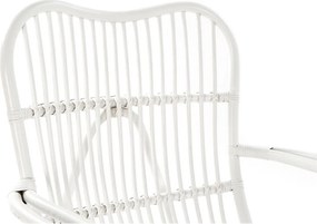 Κουνιστή Καρέκλα DKD Home Decor Λευκό 75 x 85 x 85 cm