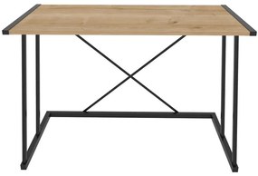 Γραφείο Adelaide 322RTC1385 114x60x75cm Black-Oak