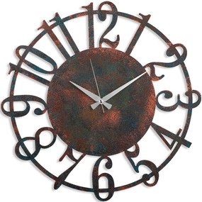 Ρολόι Τοίχου 891TNL2438 Φ48cm Multi-Green Wallity Metal