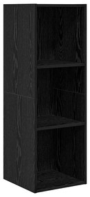 vidaXL Σετ επίπλου τηλεόρασης 4 pcs Μαύρη δρυς 37 x 37 x 142.5 εκ