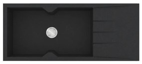 Sanitec Granite 817 Grafite Γρανιτένιος Νεροχύτης 116 1B 1D 80cm