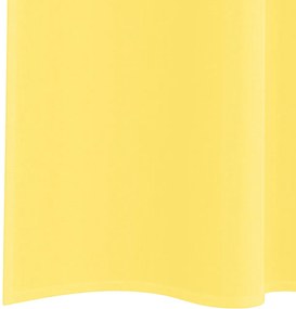 vidaXL Κουρτίνες Voile με Θήκες Ράβδου 2 τεμ. Κίτρινες