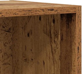 vidaXL Σετ επίπλου τηλεόρασης 2 pcs Παλιό Ξύλο Επεξεργασμένο ξύλο