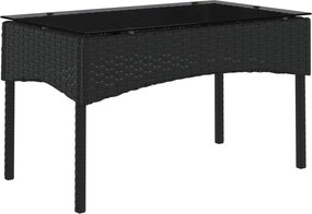 vidaXL Σετ Καναπέ Κήπου με μαξιλάρι 2 pcs συνθετικό ρατάν