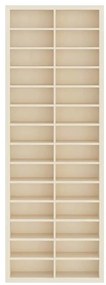 vidaXL Θήκη Επίδειξης Καφέ 21 x 4.5 x 59 εκ. Επεξεργασμένο ξύλο