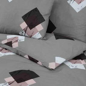 vidaXL Σετ Παπλωματοθήκης Πολύχρωμο 200x200 εκ. Βαμβακερό