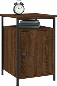 vidaXL Κομοδίνα 2 τεμ. Καφέ Δρυ 40x42x60 εκ. από Επεξεργ. Ξύλο