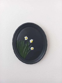 Stewehome οβάλ διακοσμητικό τοίχου από πέτρα 21x17 cm